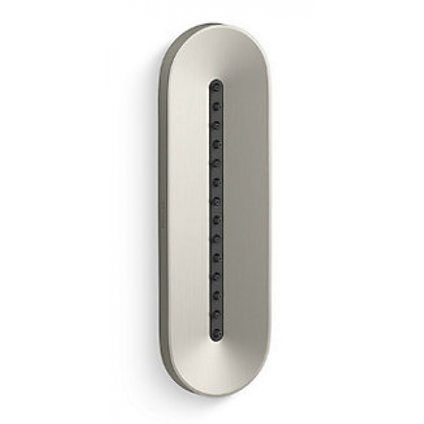 Kohler K-26300T-BN STATEMENT 長方形Vichy身體噴灑 (羅曼銀)